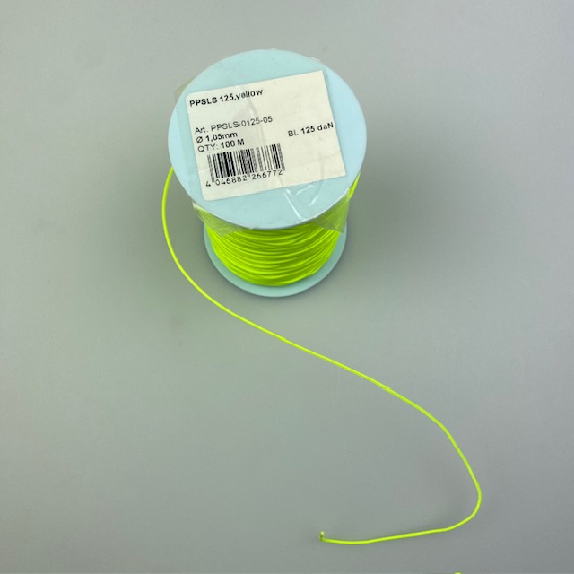 Liros Covered Foilkite line PPSLS 125 1.05mm yellow 125daN